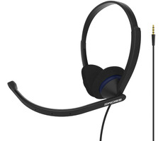 Koss CS200i čierna / Slúchadlá s mikrofónom / 2.5m / 3.5mm jack / bez kódu
