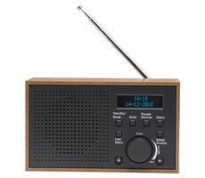 Denver DAB-46 šedá / stolné rádio / DAB+ / FM / sieťový adaptér alebo 4x AA batérie