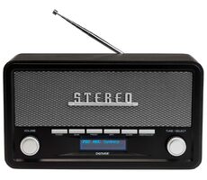 Denver DAB-18 tmavo šedá / rádio / DAB+ / FM / Bluetooth / 2x 2W