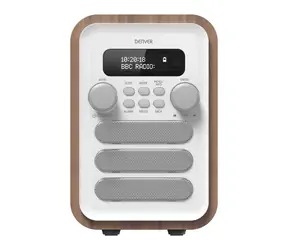 Denver DAB-48 biela / rádio / DAB+ / FM / Bluetooth / výstup na slúchadlá