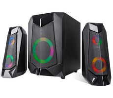 Tracer 2.1 Hi-Cube RGB čierna / Reproduktory / 2.1 / BT / 3.5mm jack / 20W