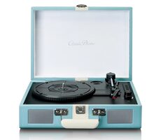 Lenco TT-110 modrá / Gramofón / 33 &amp; 45 &amp; 78 RPM / RCA / Bluetooth / 3.5 mm jack / AUX IN / repro