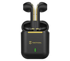 Tactical Black Hawk StrikePods čierne / bezdrôtové slúchadlá do uší / Bluetooth / nabíjacie púzdro 400 mAh