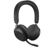 Jabra Evolve2 75 UC USB-A čierna / bezdrôtové slúchadlá / mikrofón / ANC / USB-A (nabíjanie) / USB adaptér + Bluetooth