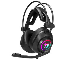 Marvo HG9056 čierna / slúchadlá s mikrofónom / 7.1 / USB / podsvietenie / kábel 2.2m