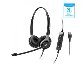 Sennheiser IMPACT SC 660 USB ML čierna / USB headset / mikrofón / USB