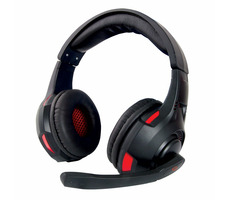 Esperanza STRYKER EGH370 čierno-červená / herné slúchadlá s mikrofónom / 2x 3.5 mm jack / 2 m