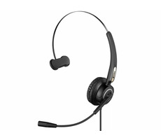 Sandberg USB Pro Mono Headset čierna / mono slúchadlá s mikrofónom / USB / 2.1 m