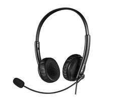 Sandberg 2in1 Office Headset čierna / slúchadlá s mikrofónom / 3.5 mm jack / USB / 1.5 m
