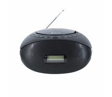 Denver TC-29 čierna / CD prehrávač &amp; FM rádio / 2x 1W RMS / LCD / AUX IN