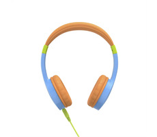 Hama BeeSafe detské slúchadlá modro-oranžová / max. 85dB / 40mm / 3.5mm jack