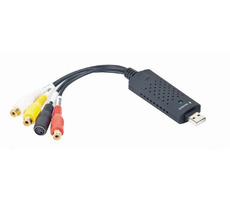 Gembird UVG-002 čierna / video capturing device / s programovaním / TV / FM / USB