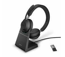 JABRA Evolve2 65 Stereo UC + Link 380 USB-A (26599-989-989) čierna / stereo náhlavná súprava / mikrofón / Bluetooth 