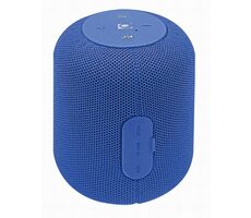 Gembird SPK-BT-15-B modrá / Prenosný reproduktor / 5W / Bluetooth / FM rádio / mikrofón / AUX / microSD / USB