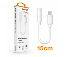 Aligator Audio adaptér USB-C na 3.5mm Jack biela