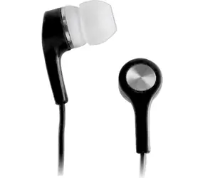 Setty GSM022087 čierna / silikónové špuntové slúchadlá / jack 3.5mm / 1m