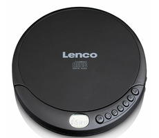 Lenco CD-010 čierna / prenosný CD prehrávač / 3.5 mm jack / CD&amp;CD-R&amp;CD-RW