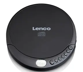 Lenco CD-010 čierna / prenosný CD prehrávač / 3.5 mm jack / CD&amp;CD-R&amp;CD-RW
