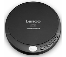 Lenco CD-200 čierna / prenosný CD prehrávač / 3.5 mm jack / CD&amp;CD-R&amp;CD-RW