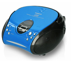 Lenco SCD-24 modrá / FM rádio / CD prehrávač / 2x2W / 3.5mm jack