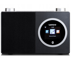 Lenco DIR-70BK / Internetové rádio / 3W / 3.5mm jack / Wi-Fi / Bluetooth