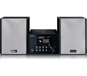 Lenco MC-250 / FM &amp; DAB+ &amp; Internet rádio / CD prehrávač / 2x12.5W / AUX / USB / Bluetooth / Wi-Fi