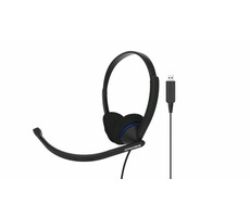 Koss CS200 USB čierna / slúchadlá s mikrofónom / USB / 2.4m / bez kódu
