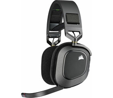 Corsair HS80 RGB Wireless čierna / Herné bezdrôtové slúchadlá / 32 Ohm / 7.1 Surround / USB RF prijímač / mikrofón