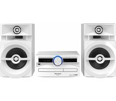 Panasonic SC-UX104EG-W biela / Mikro audio systém / FM / BT / USB / AUX / DAB+