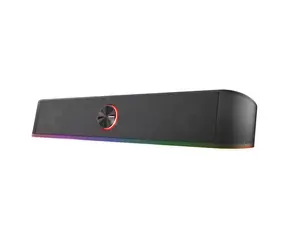 Trust GXT619 Thorne čierna / Soundbar k PC / 6W / RGB / 3.5mm jack / USB napájanie