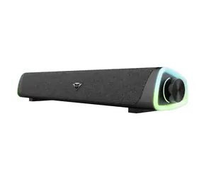 Trust GXT620 Axon čierna / Soundbar k PC / 6W / RGB / 3.5mm jack / USB napájanie