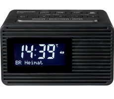 Panasonic RCD8EGK čierna / Rádiobudík / FM / DAB+ / USB 