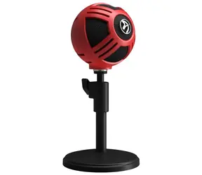 AROZZI SFERA červená / stolný mikrofón / všesmerový / USB