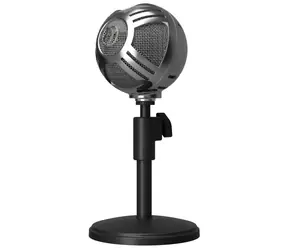 AROZZI SFERA strieborno-čierna / stolný mikrofón / všesmerový / USB