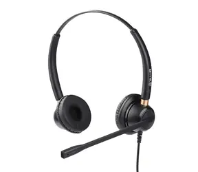 Tellur 520N čierna / headset / Binaural / USB / QD / 2.2 m