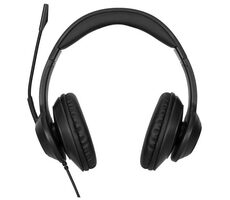 Targus AEH102GL Wired Stereo Headset čierna / Stereo slúchadlá s mikrofónom / USB / 1.8m 