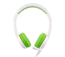 BuddyPhones School - zelená / Detské slúchadlá s mikrofónom / 3.5 mm jack / 1.4 m