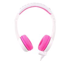 BuddyPhones School - ružové / Detské slúchadlá s mikrofónom / 3.5 mm jack / 1.4 m