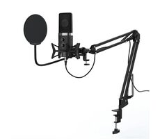 uRage Stream 900 HD Studio čierna / streamingový mikrofón / USB / kondenzátorový / Win 7-8-10 / Mac