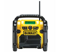 DeWalt DCR020 / Aku stavebné rádio / 10.8-18V / 220V / FM / DAB+ / bez aku