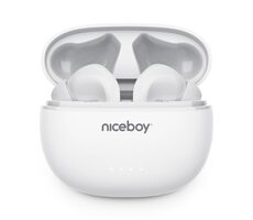 Niceboy HIVE Pins 3 ANC biela / Bezdrôtové slúchadlá / Bluetooth 5.3