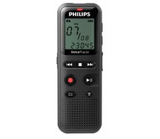 Philips DVT 1160 / diktafón / 8GB / až 590 hodín záznamu / USB / 3.5 mm jack