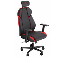 Endorfy Meta čierno-červená / Herná stolička / textil / nastaviteľná / opierky / pojazdové kolieska / nosnosť 120 kg