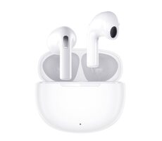QCY T20 biele / BT slúchadlá do uší s mikrofónom / Bluetooth 5.0 / s dobíjacím boxom