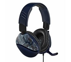 Turtle Beach RECON 70 camuflage modrá / herné slúchadlá / ovládanie hlasitosti / mikrofón / 3.5 mm jack