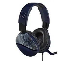 Turtle Beach RECON 70 camuflage modrá / herné slúchadlá / ovládanie hlasitosti / mikrofón / 3.5 mm jack