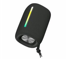 Forever BS-10 LED čierna / Bezdrôtový reproduktor / Bluetooth 5.0 / IPX5