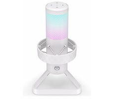 Endorfy Axis Streaming biela / stolný mikrofón / USB / RGB / 2.5m