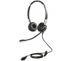 Jabra BIZ 2400 II čierno-strieborná / Pre callcentrá / Stereo / QD