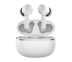 Forever TWE-210 Earp biela / Bluetooth slúchadlá s mikrofónom / Bluetooth 5.3